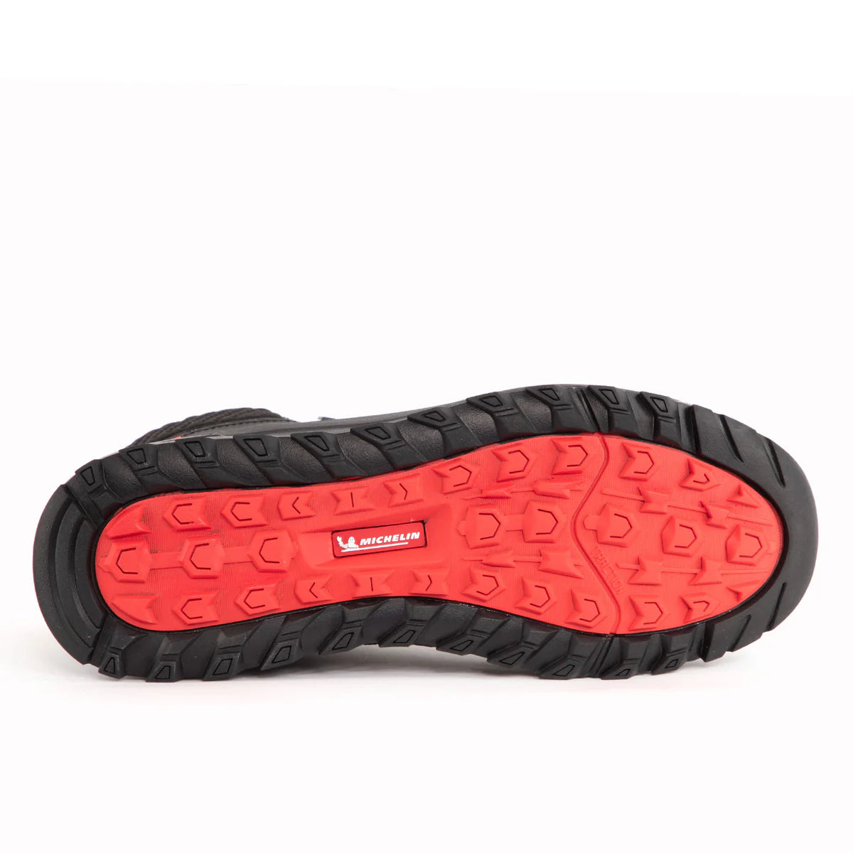 Botín Mujer Outdoor Waterproof Dr21 Negro Rojo Michelin Footwear