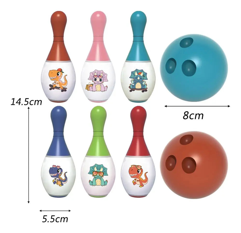 Juego Bowling Niños Tyrannosaurus