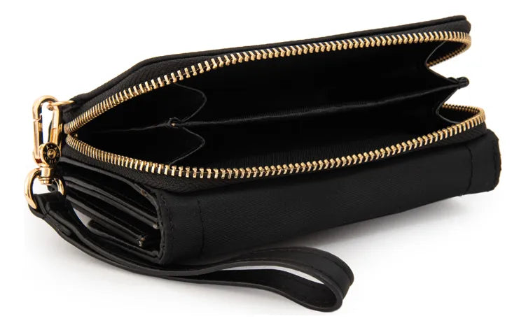 Billetera Mujer Mediana Canada Negro