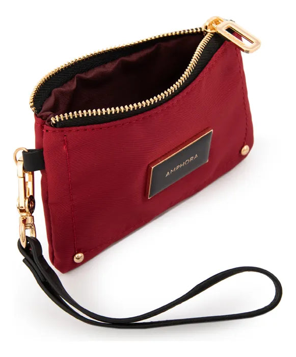 Monedero Mujer Pequeña Canada Rojo Oscuro