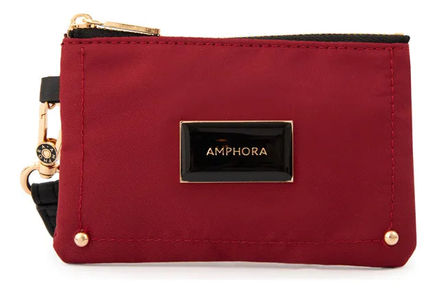 Monedero Mujer Pequeña Canada Rojo Oscuro