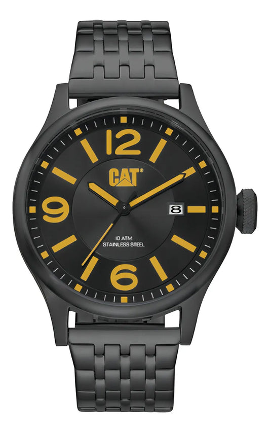 Reloj Hombre Caterpillar Hombre Qb.161.16.137 Diam Malla Negro Bisel Negro Fondo Negro