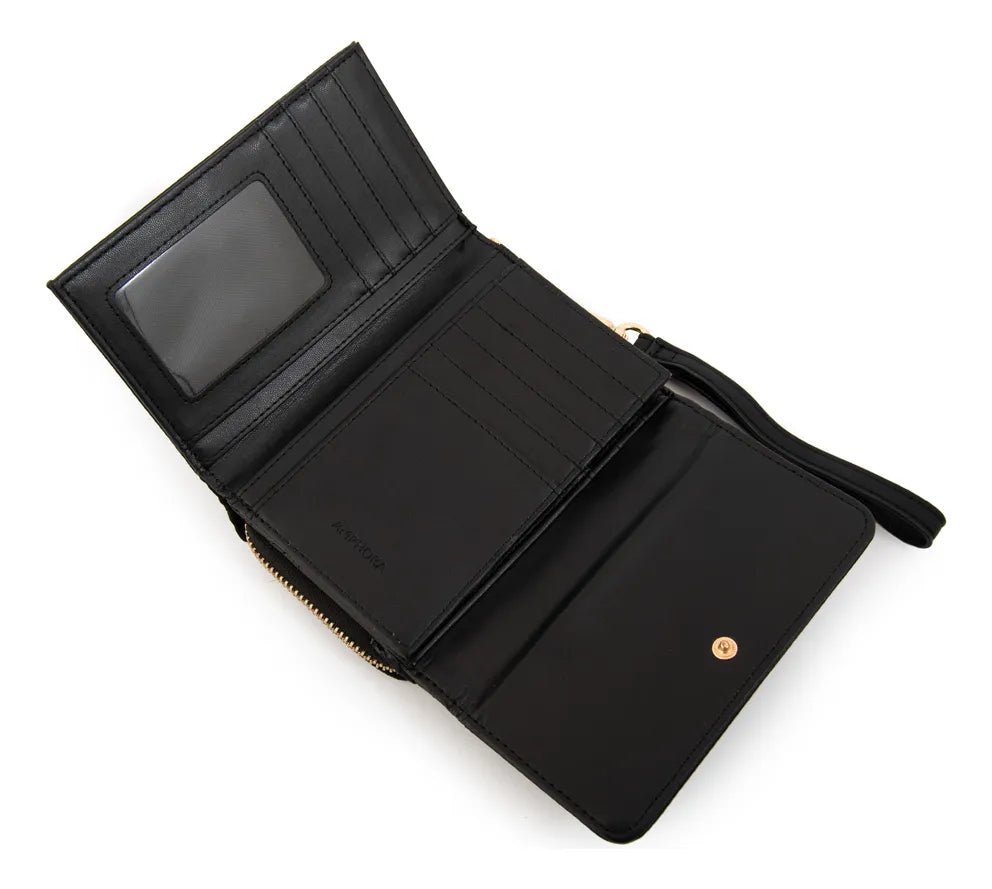 Billetera Mujer Mediana Canada Negro
