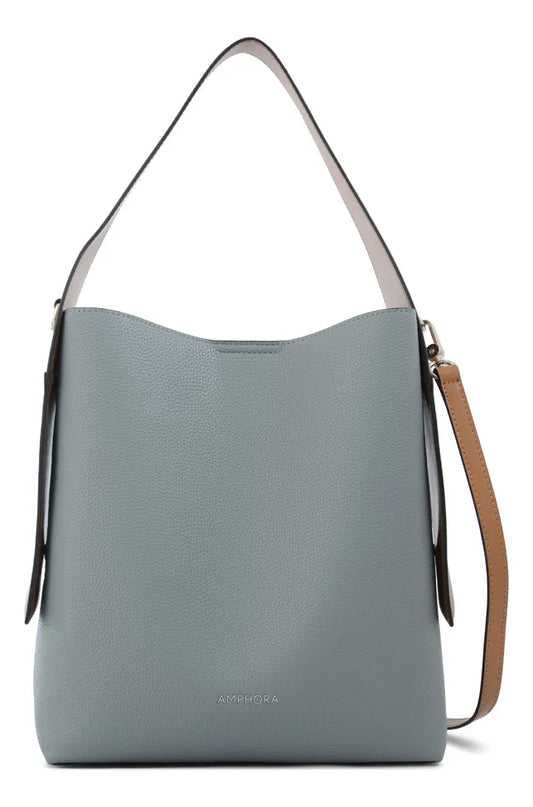 Cartera Mujer Corte Recto Iris Mediana Denim