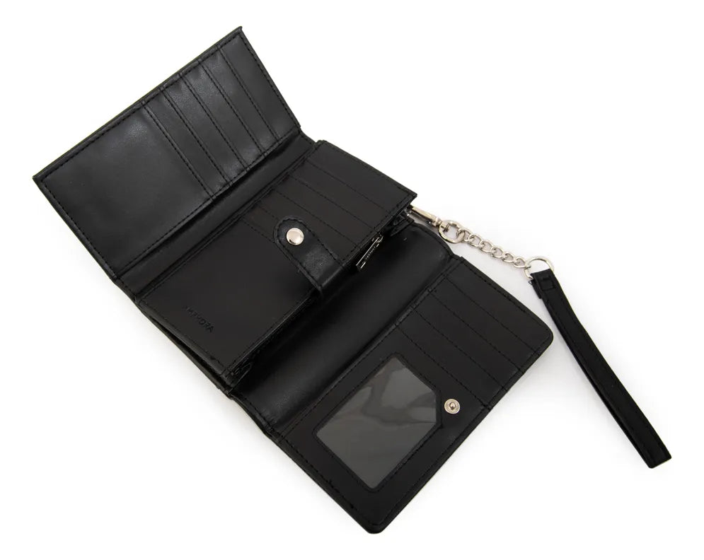 Billetera Mujer Mediana Guinea Negro