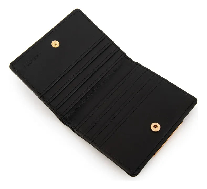 Tarjetero Mujer Pequeña Naty Negro