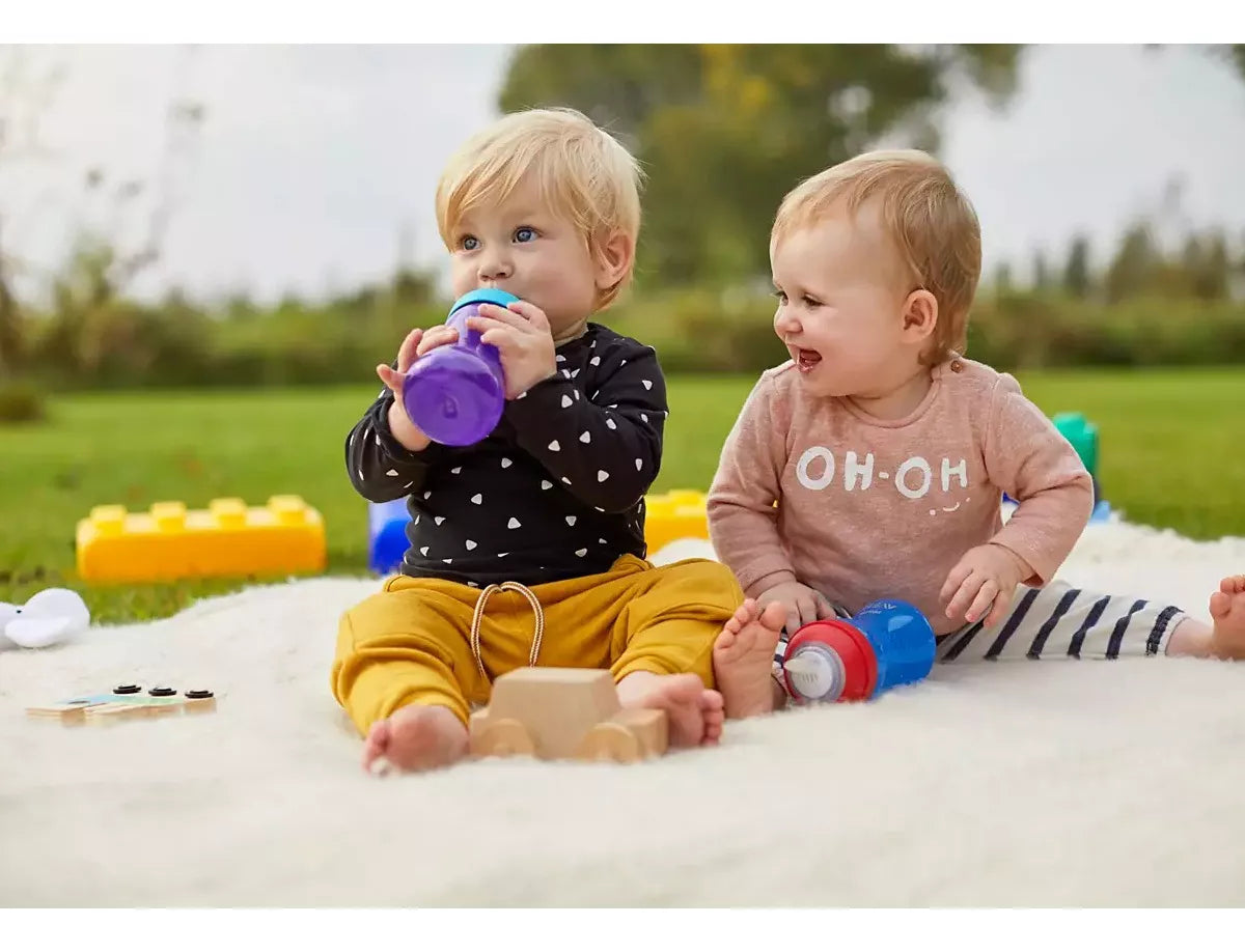 Vaso Chupetera 300 ml/ Azul 9m+