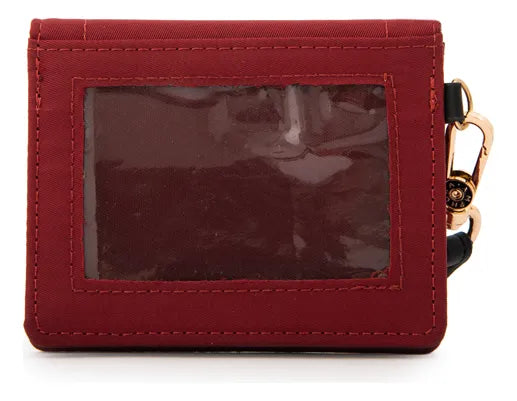 Tarjetero Mujer Pequeña Canada Rojo Oscuro