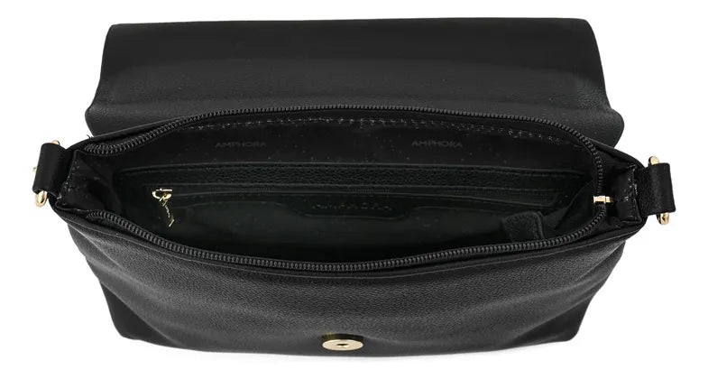 Cartera Mujer Bandolera Mediana Thais Negro