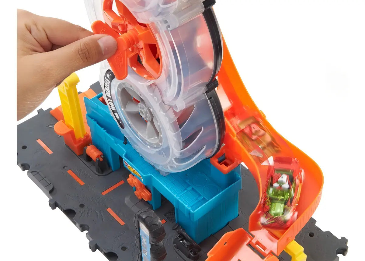 Hot Wheels City Pista Super Tienda de Llantas