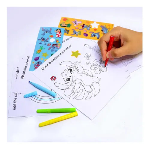 Kit-juego De Arte De Viaje Disney Stitch