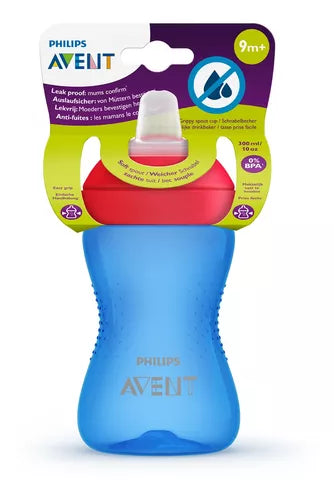 Vaso Chupetera 300 ml/ Azul 9m+