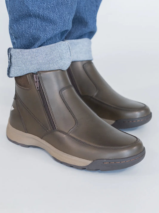 Botin Hombre Cuero  Chief Café