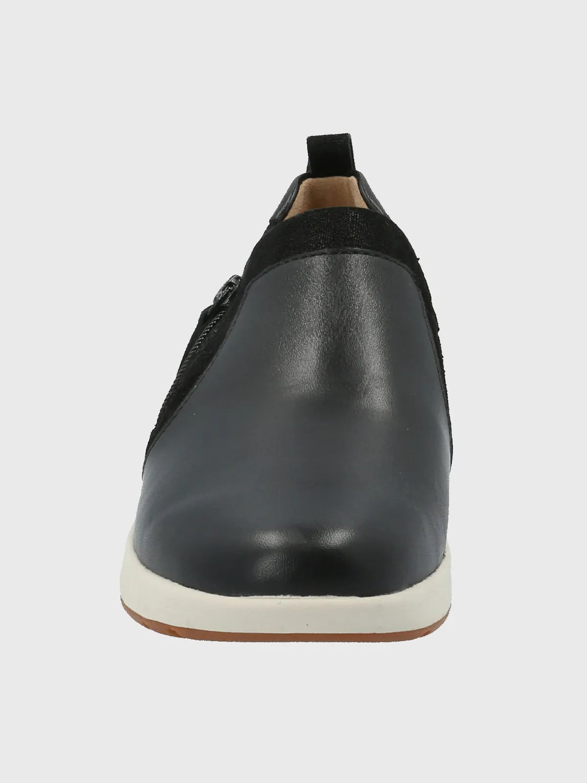 Zapato Mujer Cuero Spinal Slip On Negro