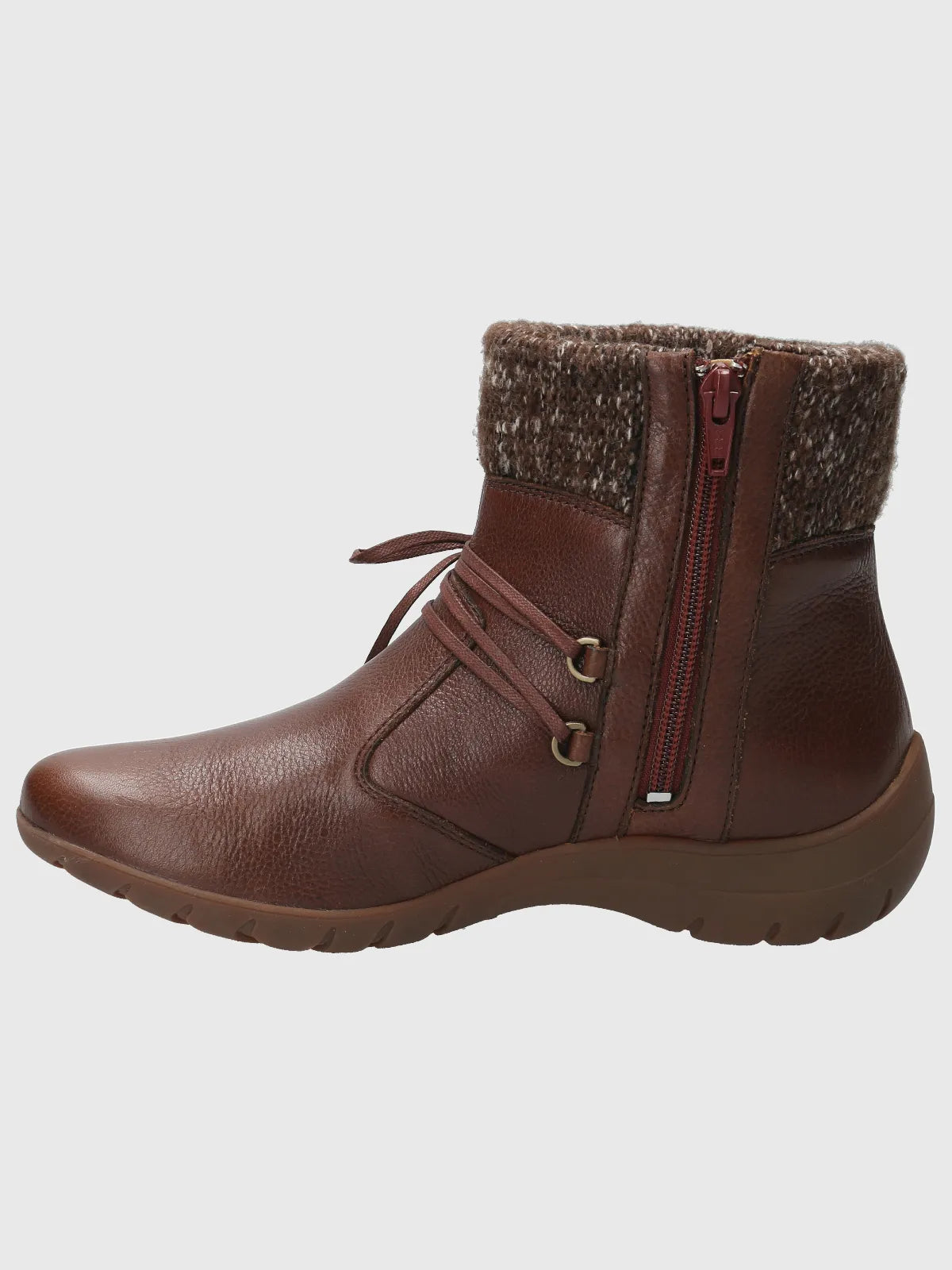 Botin Mujer Cuero Malmo Café