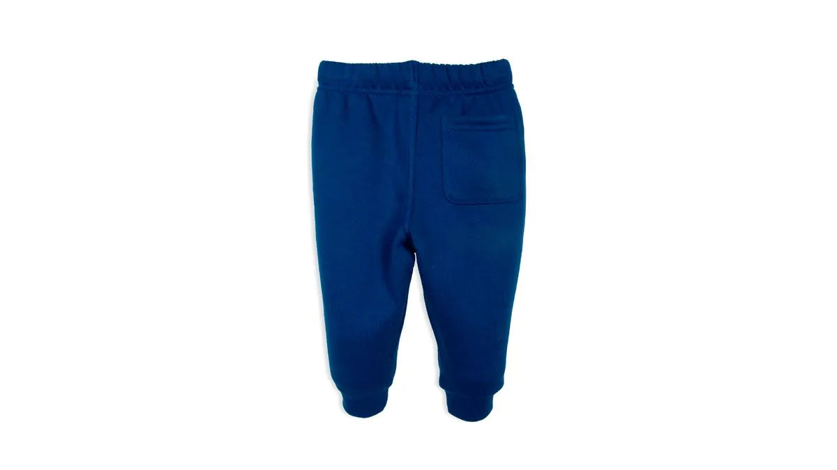 Pantalón Buzo Bebé Niño Jogger Liso Azul Marino
