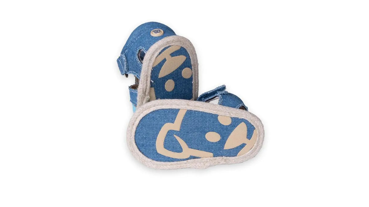 Sandalias Recién Nacido Niño Denim