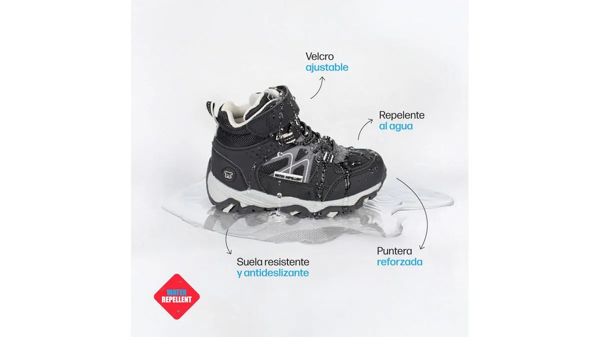 Bototo Bebé Niño Outdoor Repelente al Agua Negro