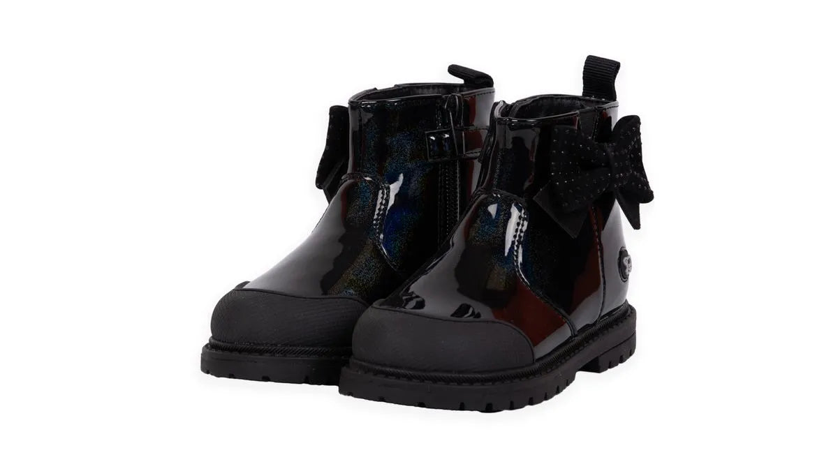 Botin Bebé Niña Negro