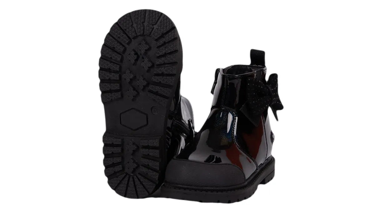 Botin Bebé Niña Negro