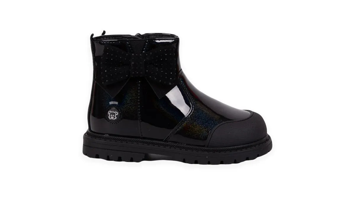 Botin Bebé Niña Negro