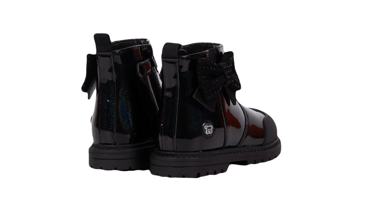Botin Bebé Niña Negro