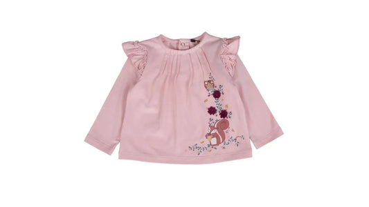 polera-bebe-niña-ardilla-rosa