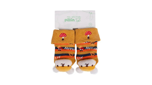 calcetines--niño-recién-nacido-mostaza