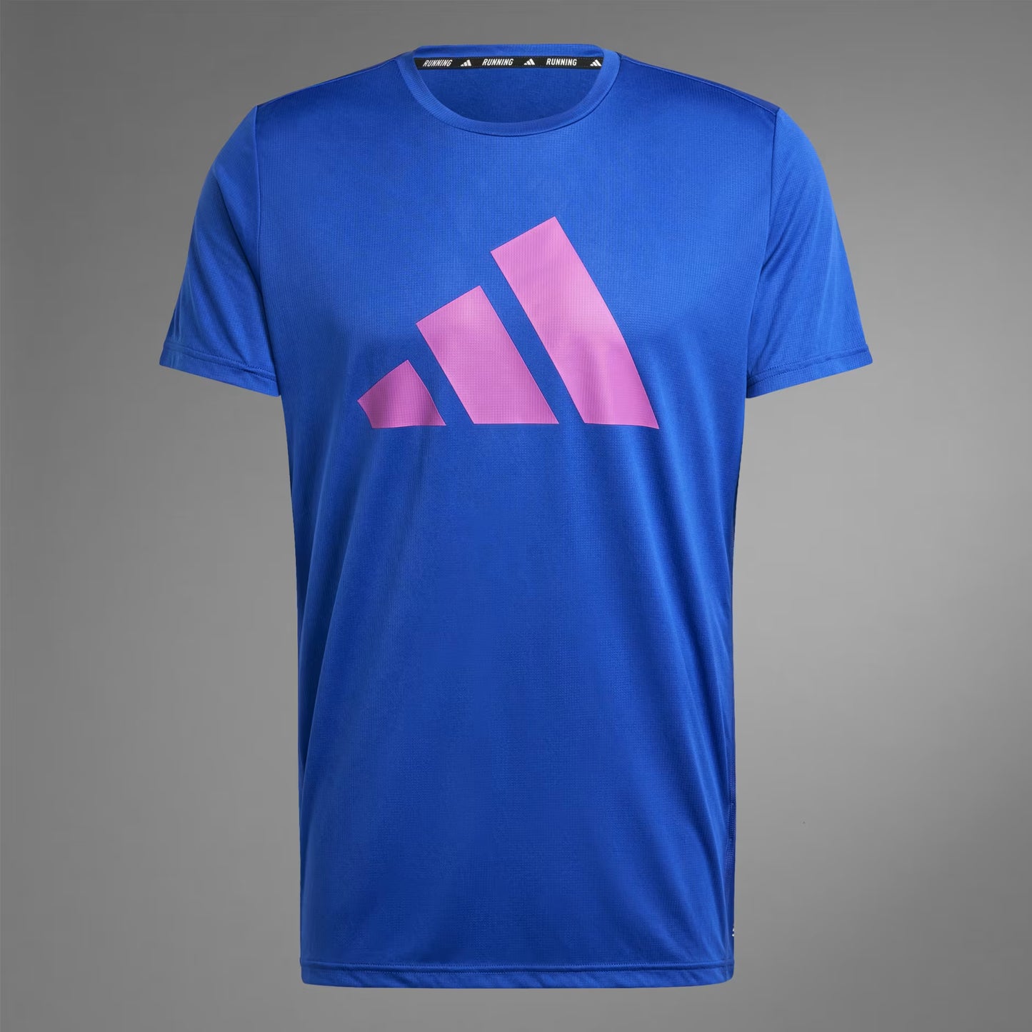 Polera Hombre Running Run It Tee Semi Lucid Blue