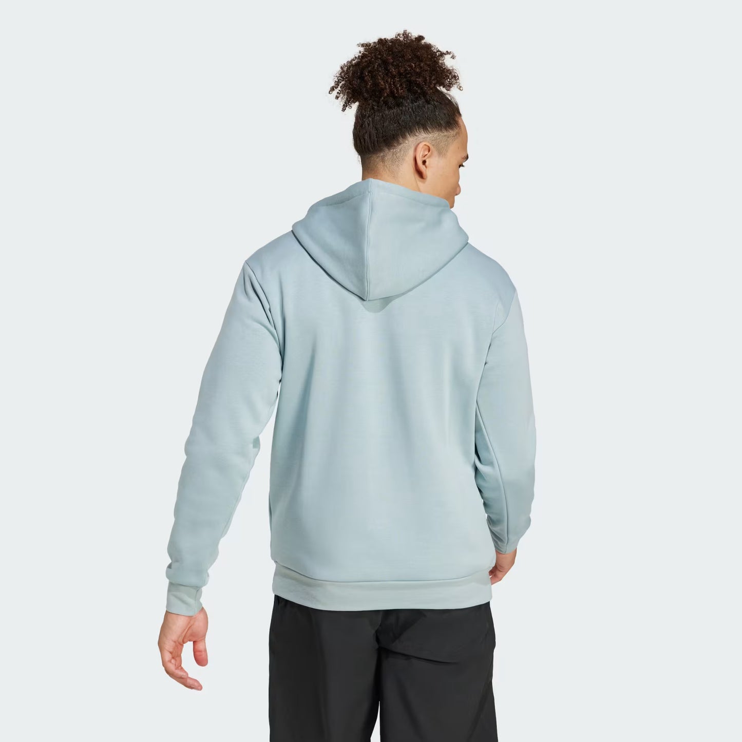 Poleron Hombre Capucha Terrex Multi Logo Pequeño Magic Grey