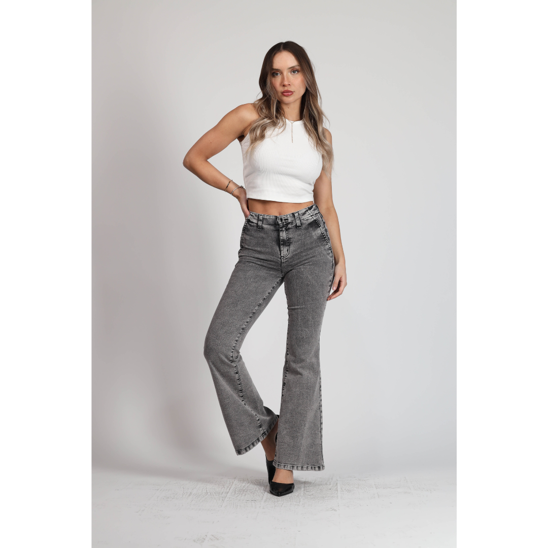 Jeans Mujer Cintura Flare 4011