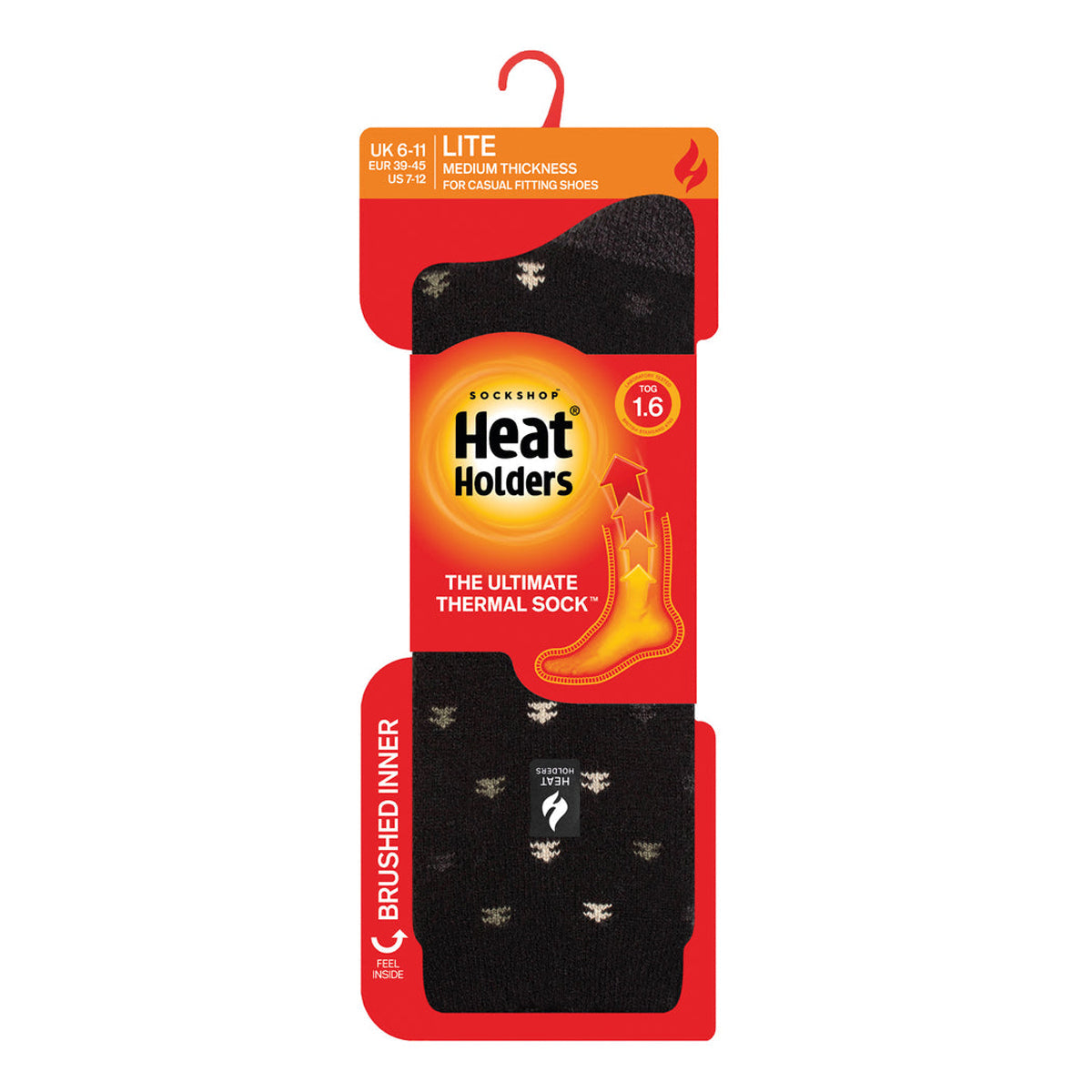 Calcetín Hombre Lite Amsterdam Heat Holders Negro