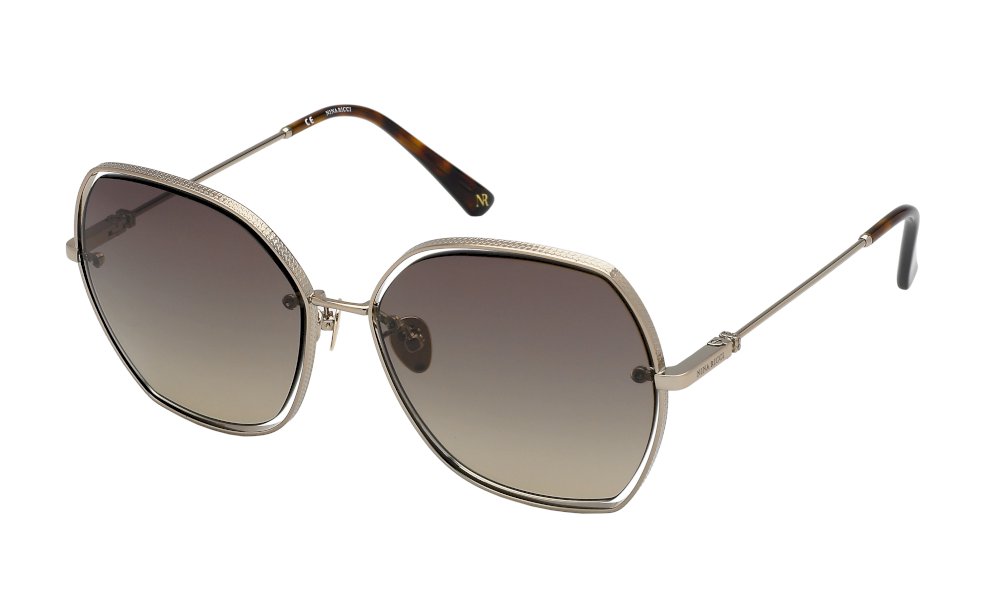 Lentes de Sol Mujer Nina Ricci SNR3040A32 Dorado