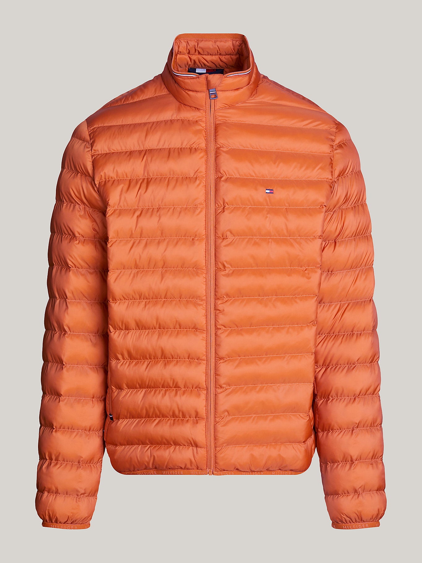 Chaqueta Hombre Acolchada Plegable Naranja