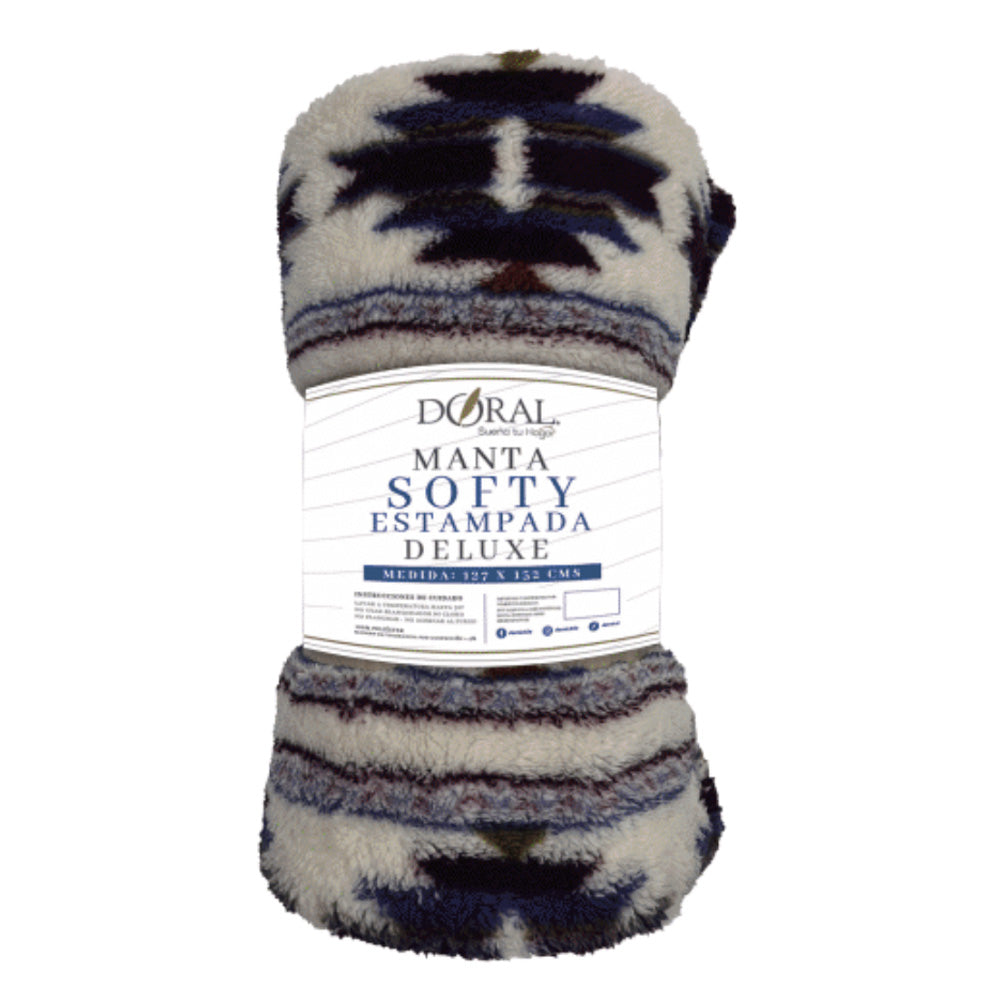 Manta Softy Estampada Deluxe
