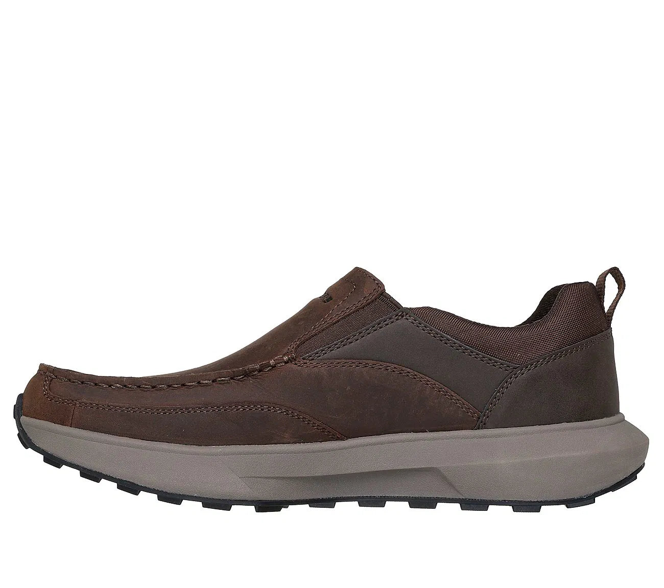 Mocasin Hombre Con Elastico Cocoa