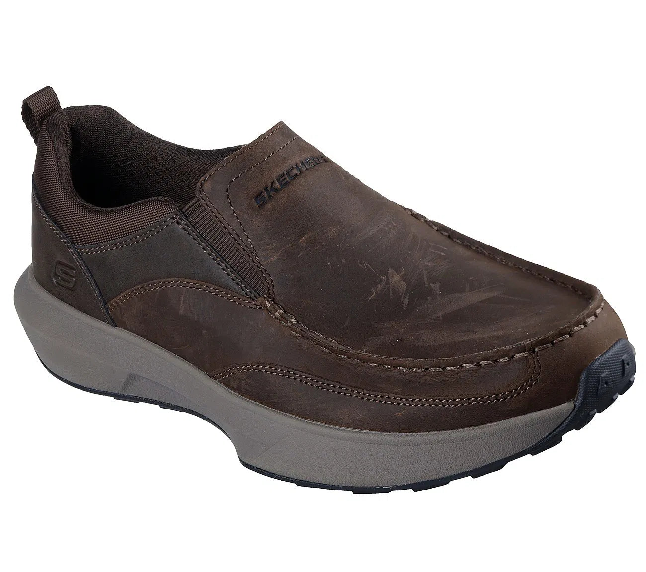 Mocasin Hombre Con Elastico Cocoa