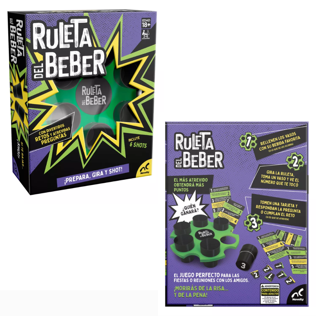 Juego de Mesa Ruleta del Beber