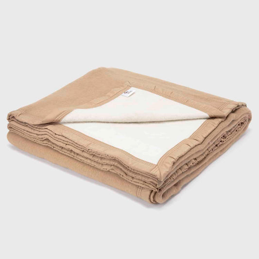 Frazada Lana Classic Café 2 Plazas
