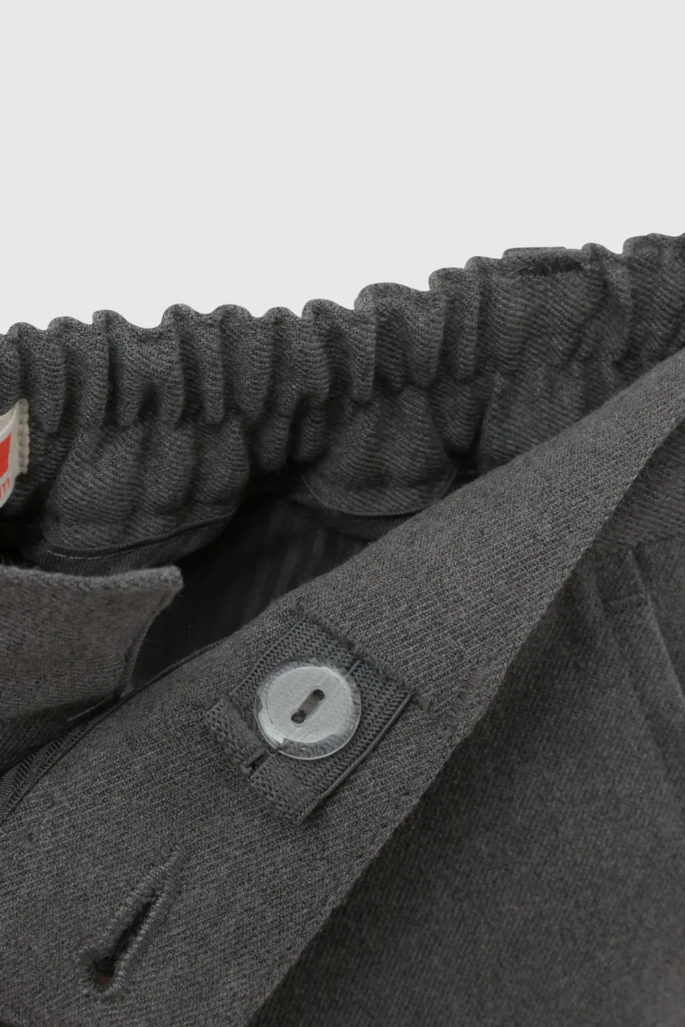 Pantalon Escolar Niño Con Cierre Y Botón Ajustable Gris