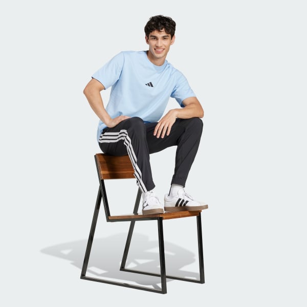 Pantalón Hombre Essentials 3 Tiras Tejido Negro