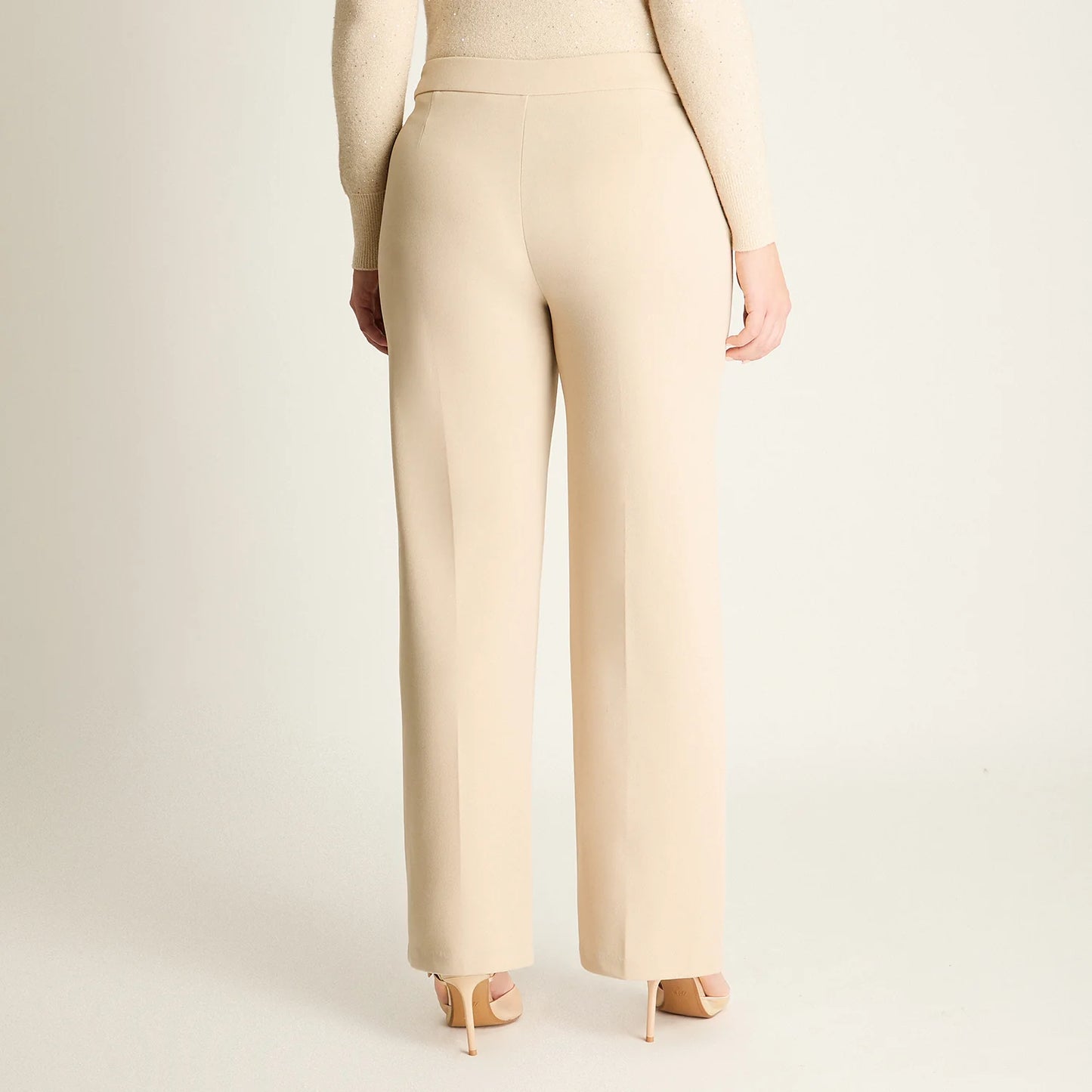 Pantalón Mujer Formal Arena Corte Recto