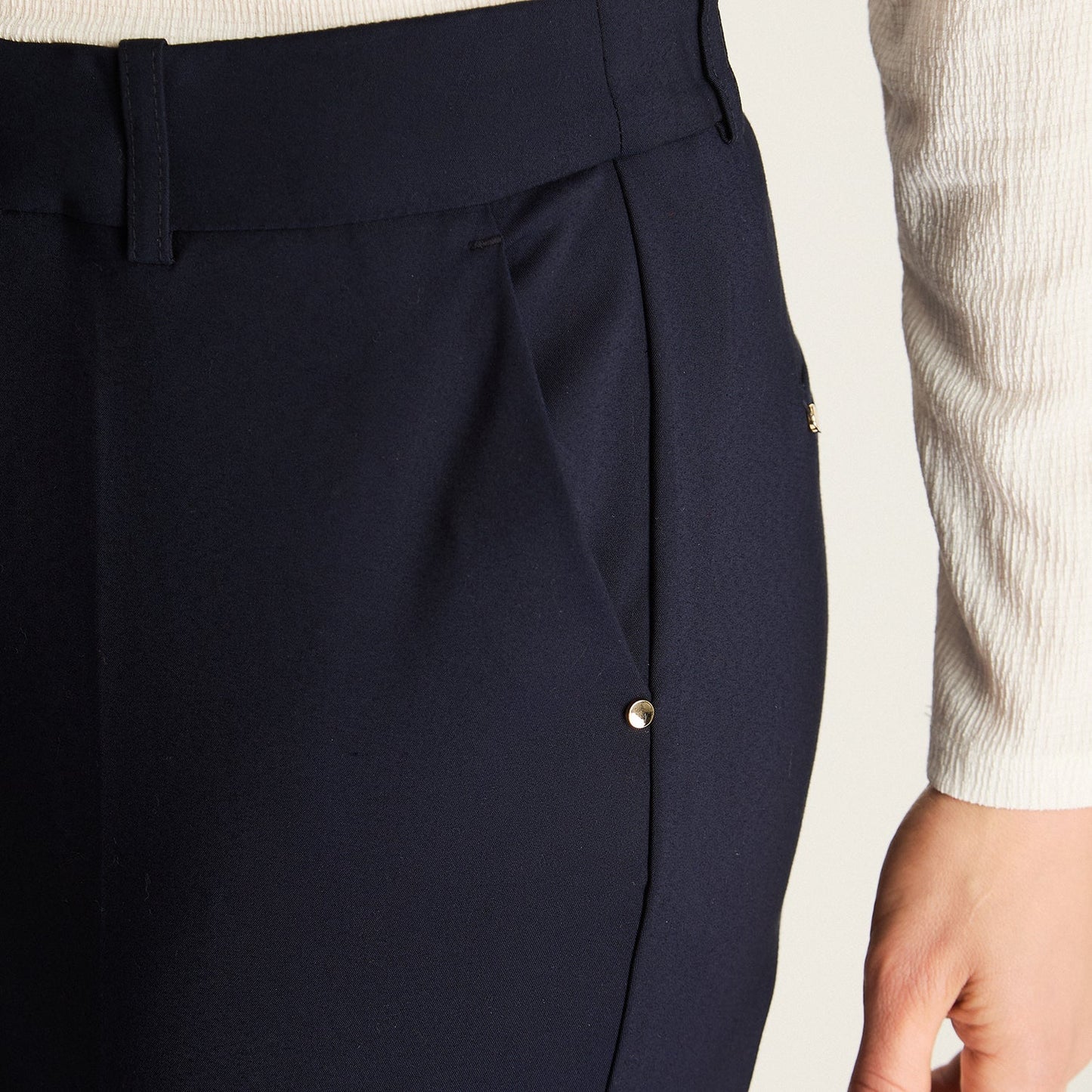 Pantalón Mujer Formal Slim Azul