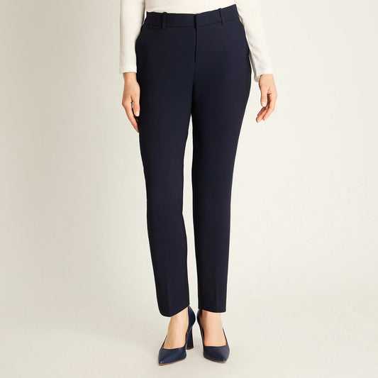 Pantalón Mujer Formal Slim Azul