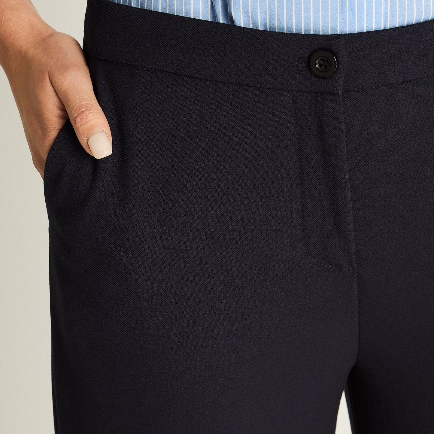 Pantalón Mujer Palazzo Azul