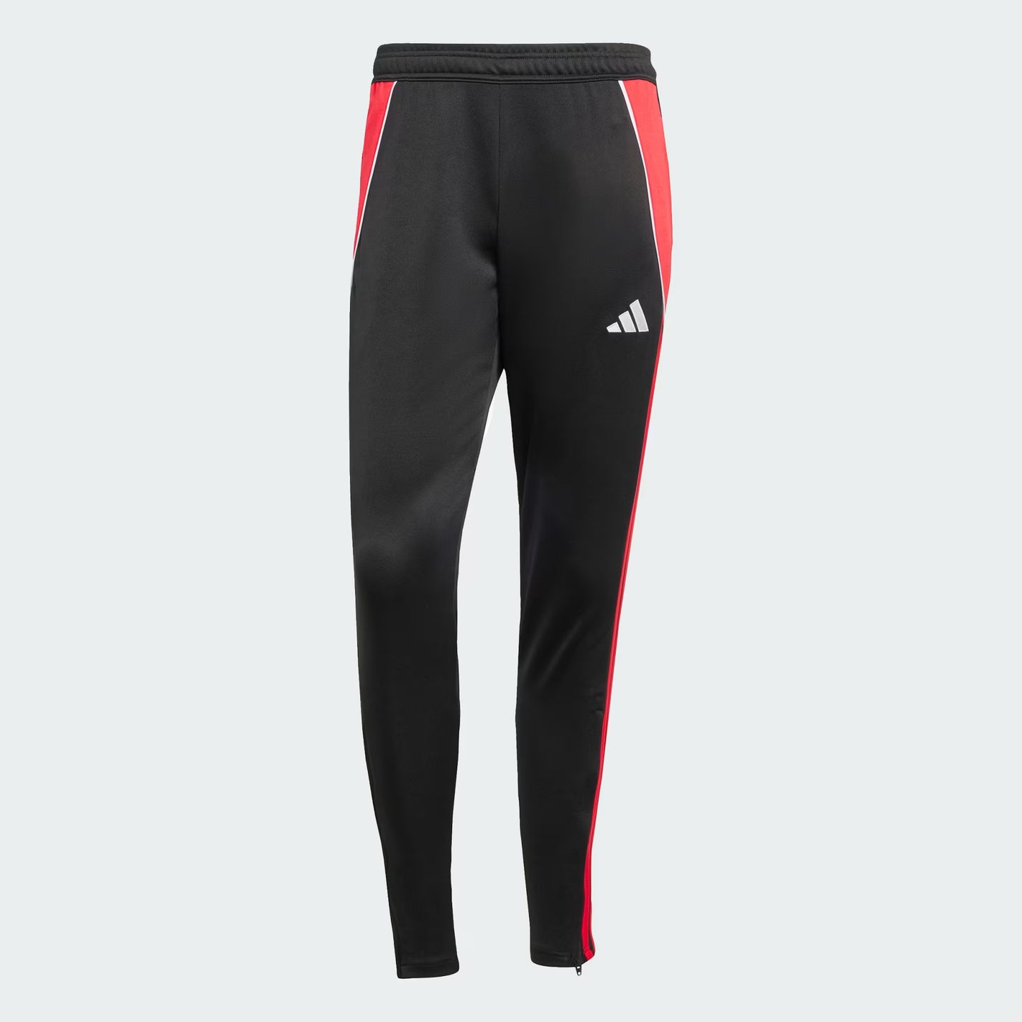 Pantalón Hombre Futbol de Entrenamiento Tiro 24 Negro/Rojo