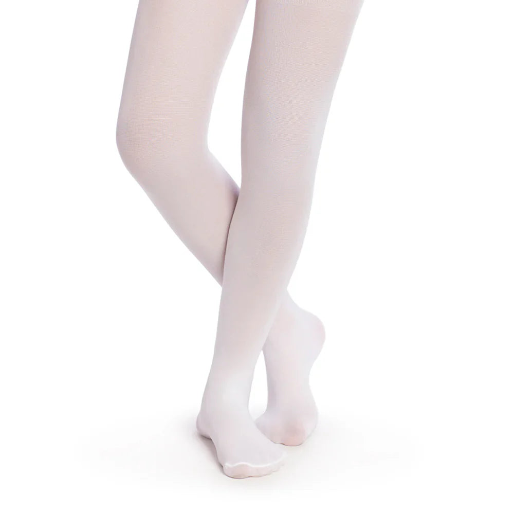 Panty Niña Ballerina Lisa Microfibra Blanca