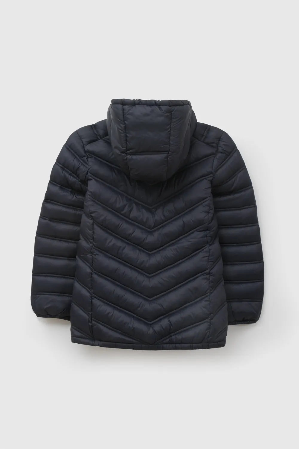 Parka Escolar Niña Con Cierre Azul