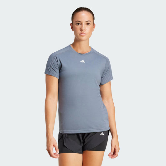 Polera Mujer Aeroready Train Essentials Minimal Branding Onix