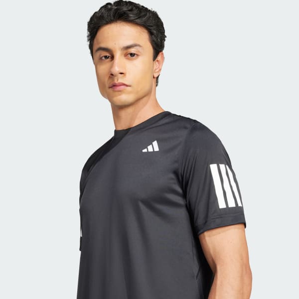 Polera Hombre Club Tennis Climacool 3 bandas